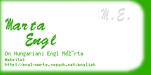 marta engl business card